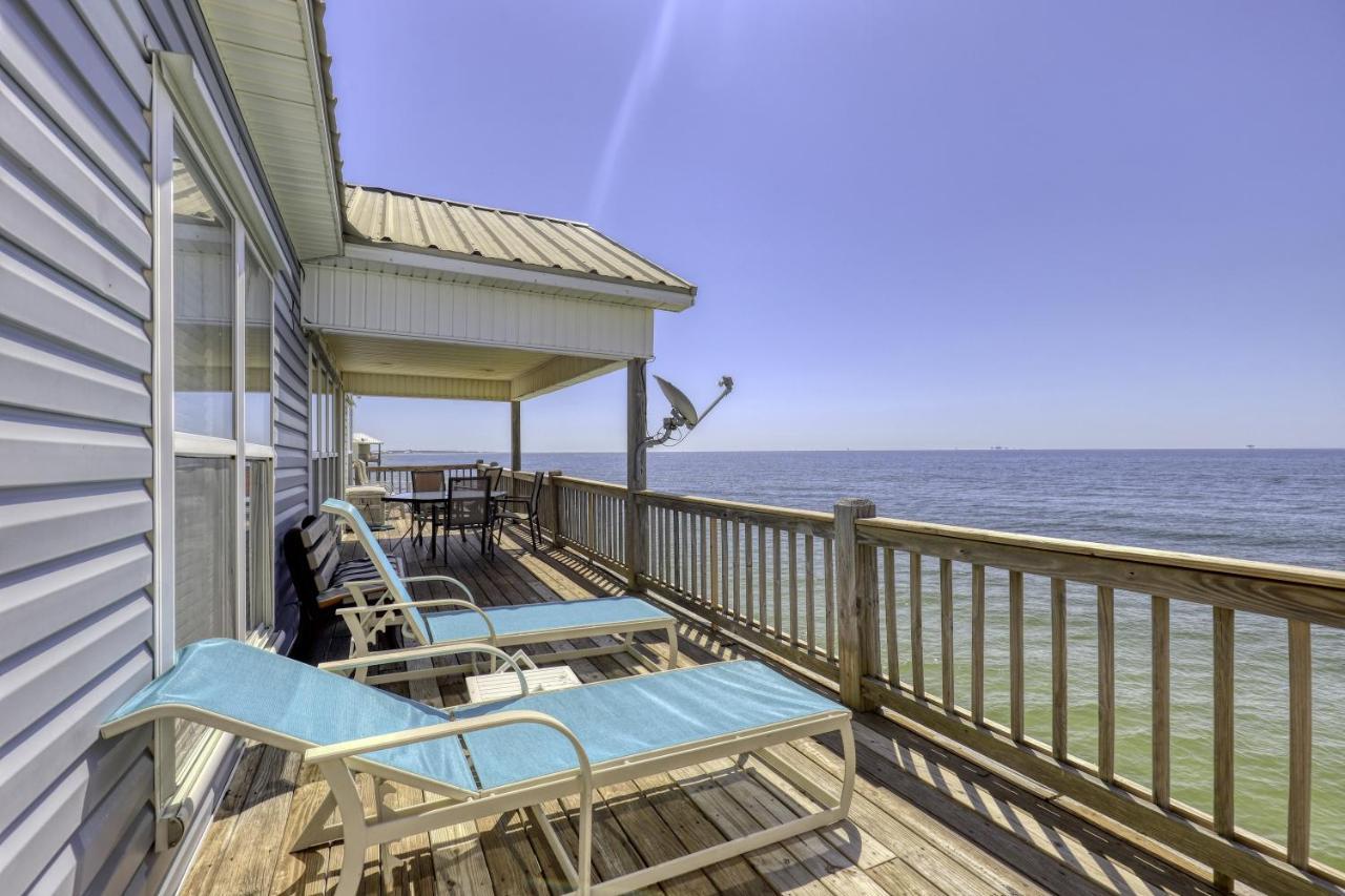 Beach Music - Gorgeous And Gulf Front! Large Deck Allows You To Stargaze With The Waves Crashing Beneath You, Home Dauphin Island Exterior foto
